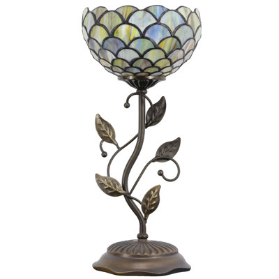 Lampe de table en verre coloré Tiffany