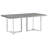 Savona Grey Faux Marble Rectangular Dining Table