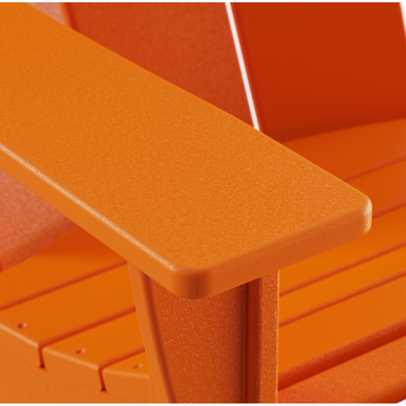 POLYWOOD® Modern Adirondack Chair, Tangerine