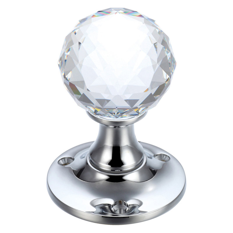 Passage Door Knob, Clear