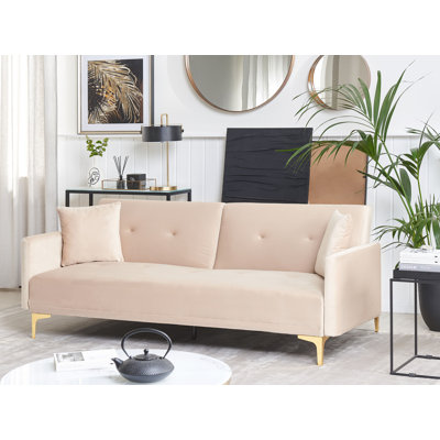 Ethel 3 Seater Velvet Sleeper