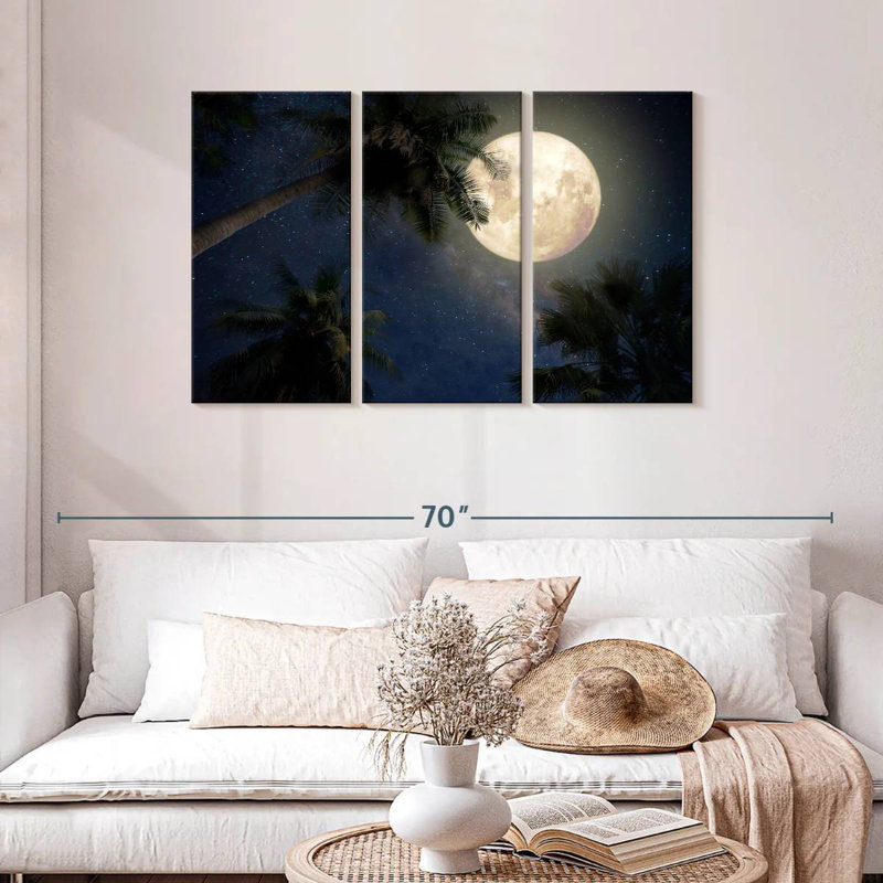 Oberle Tropical Moonlight, 28" H x 45" W
