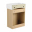 Ensemble de meuble-lavabo de salle de bain pour petit espace, petit meuble-lavabo moderne avec lavabo en céramique, petit lavabo de salle de bain-784226862
