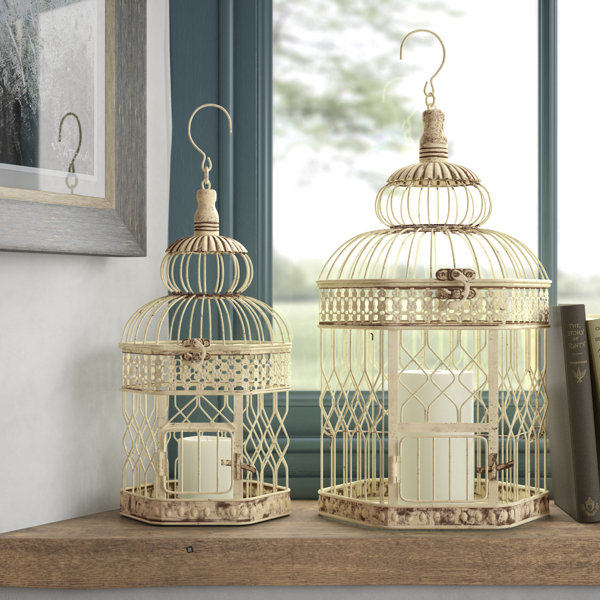 Hanging Bird Cage - Decorative Bird Cage - Antique Bird Cage