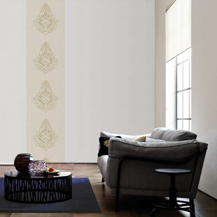 Nobile 3.2m x 70cm Wallpaper Tile, Off-white