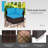 7 Pcs Patio Furniture Set With 35" Propane Gas Fire Pit Table & Waterproof Cover Brown-995671931