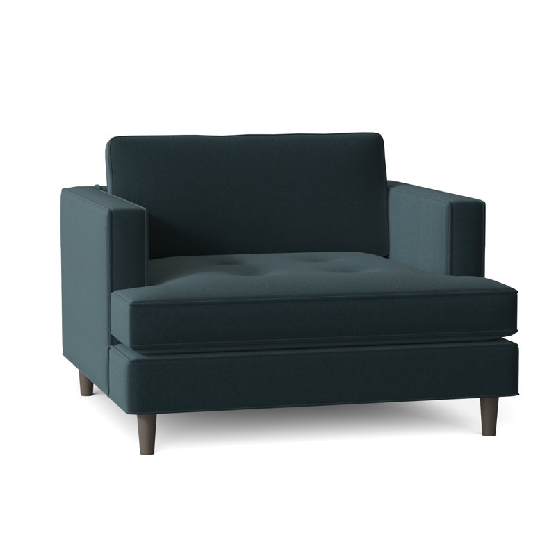 Upholstered Armchair, Gypsy Teal Performance Microfiber