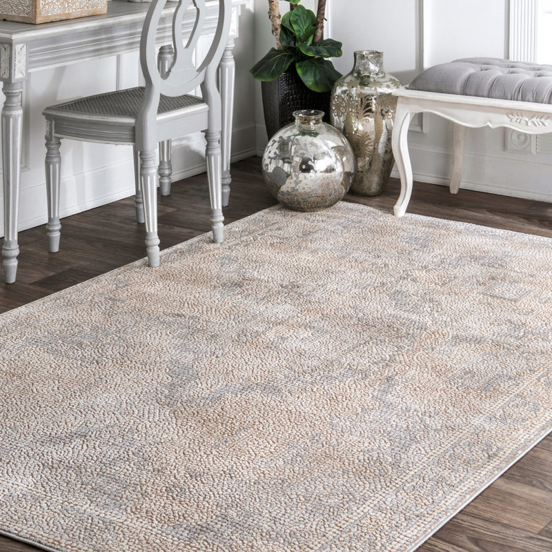 Tapis brun Balmorhea, Rectangle 5 pi 3 po x 7 pi 6 po