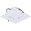 28W Field Selectable LED 8-Inch Commercial Downlight Dual Dimming Integrated Emergency Driver Square 120-347V