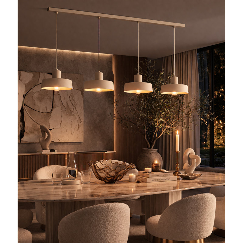 - Light Pendant, Matte Beige