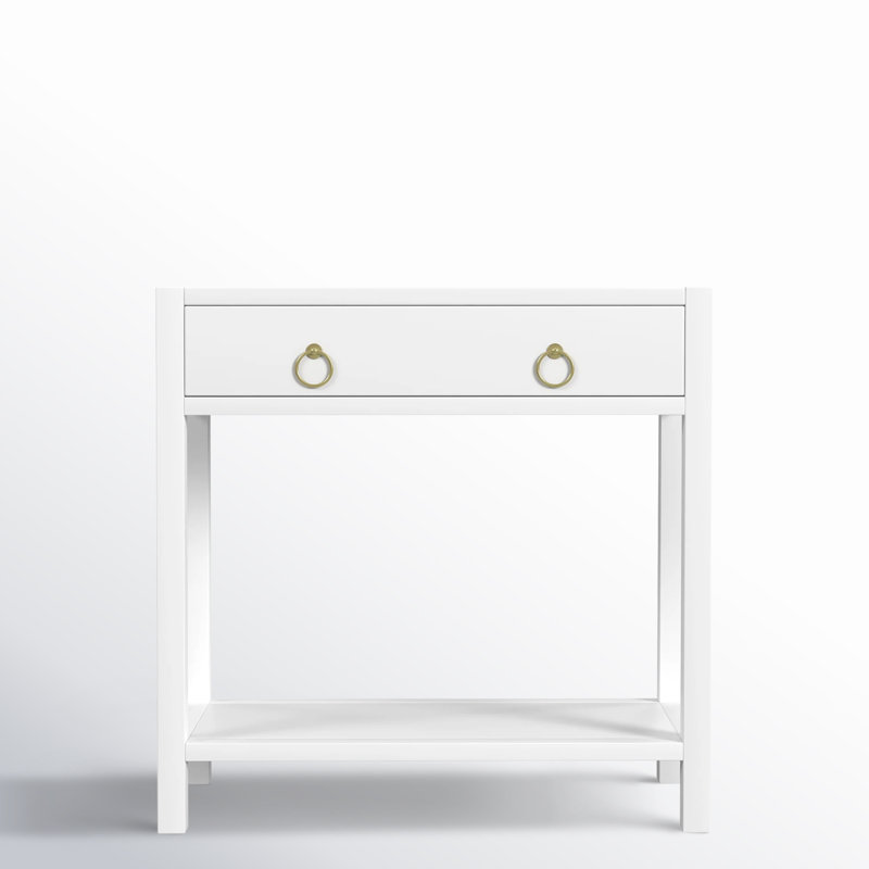 Elin 1 - Drawer Nightstand, White