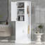  Grande armoire de rangement autoportante avec crochet et tablette réglable-477843969