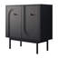 Highboard LIBERTY 2D with gold handles-1601797393