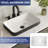 Ceramic Porcelain Rectangle Bathroom Vessel Sink-118702595
