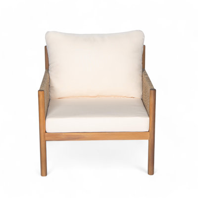 Fauteuil club avec coussins Fielder