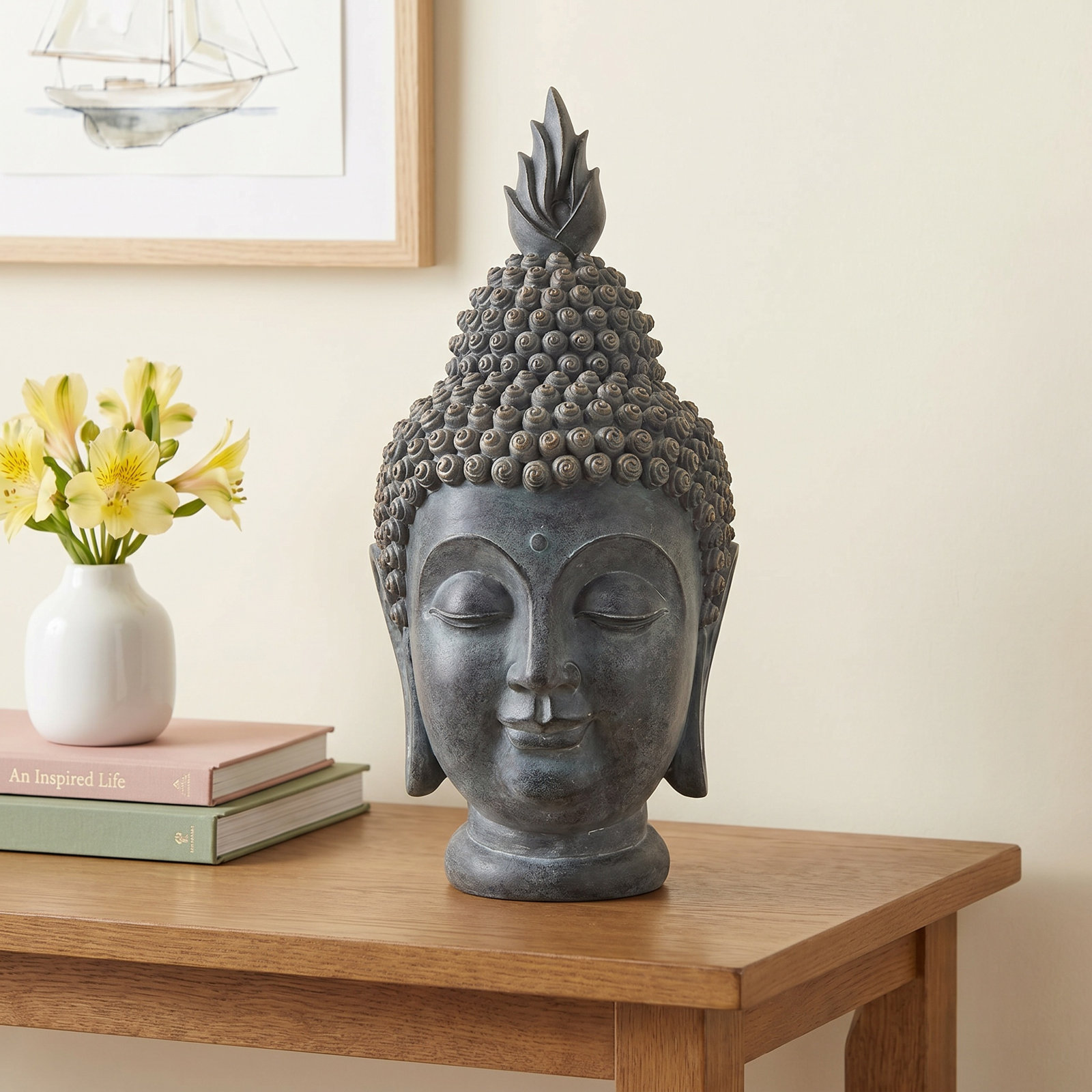 Buddha Head Statue