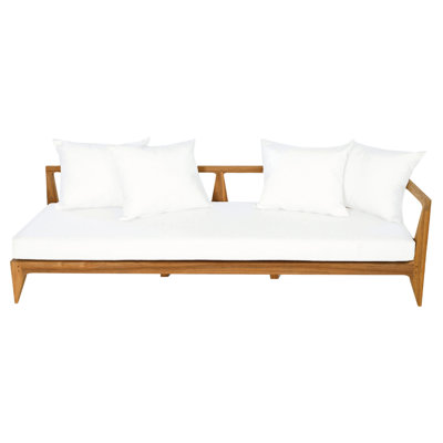 Limited 300 86.63'' Teak Outdoor Patio Sectional with Sunbrella® Cushions