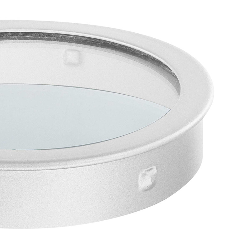 Lentille supérieure blanche Volume Lighting V0966, H 1 po x l 6 po x P 6 po