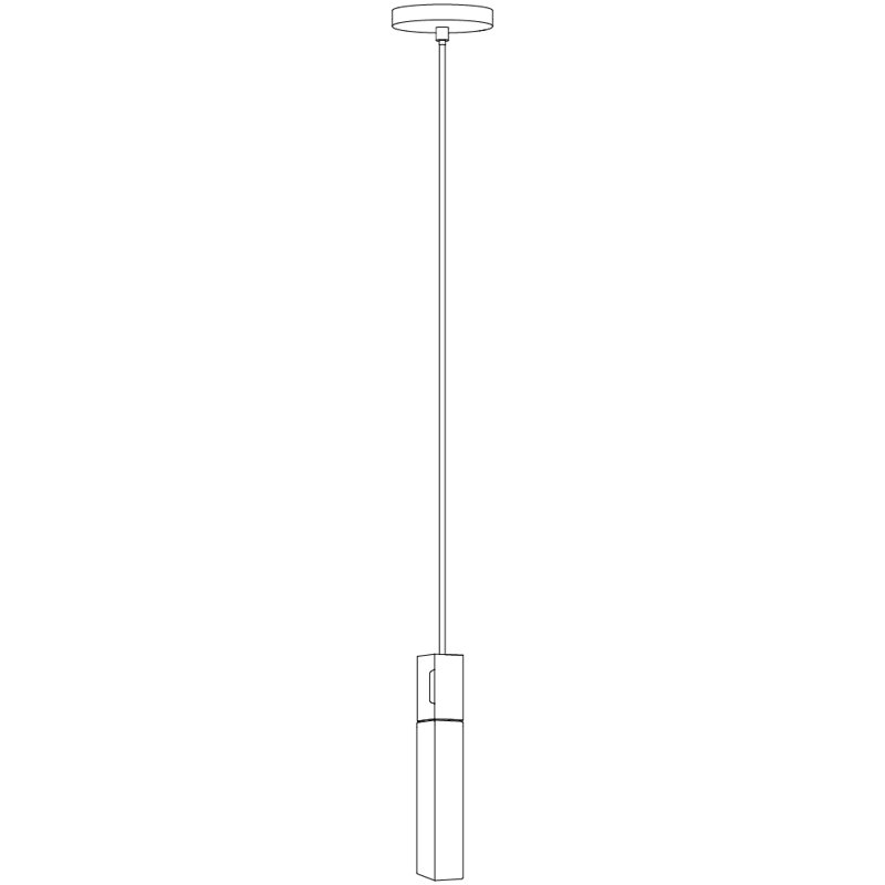 Basalt 1 - Light Pendant, Stainless Steel