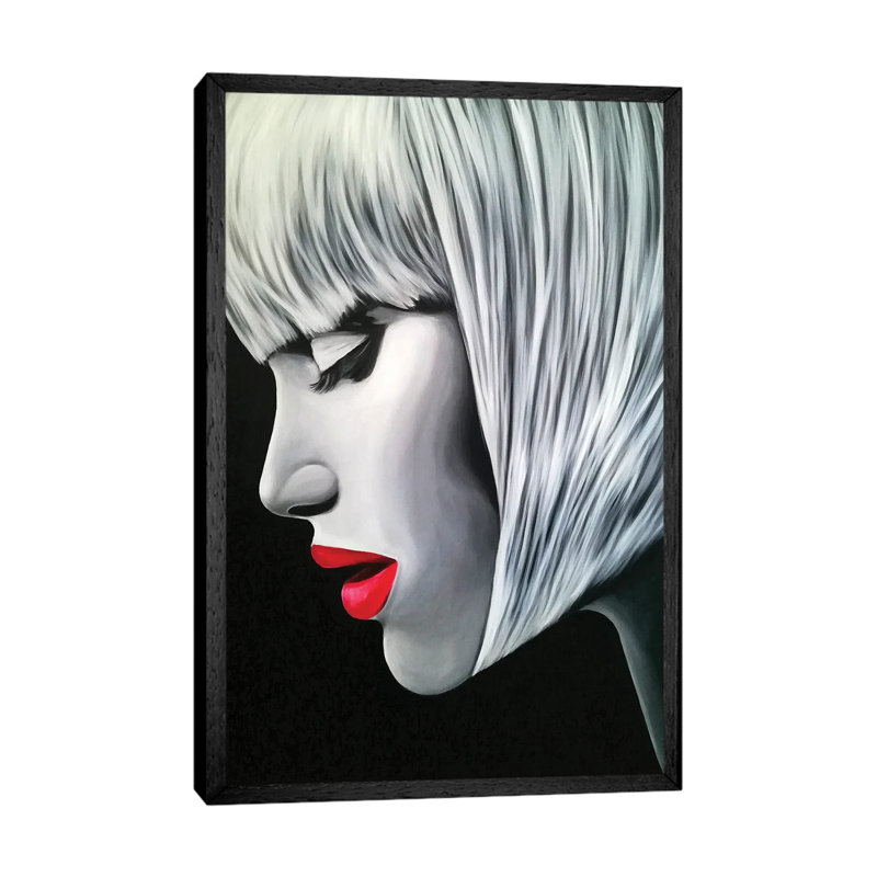 Bangz by Natmir Lura - Print on Canvas, Black Framed, 66.04 cm H x 45.72 cm W