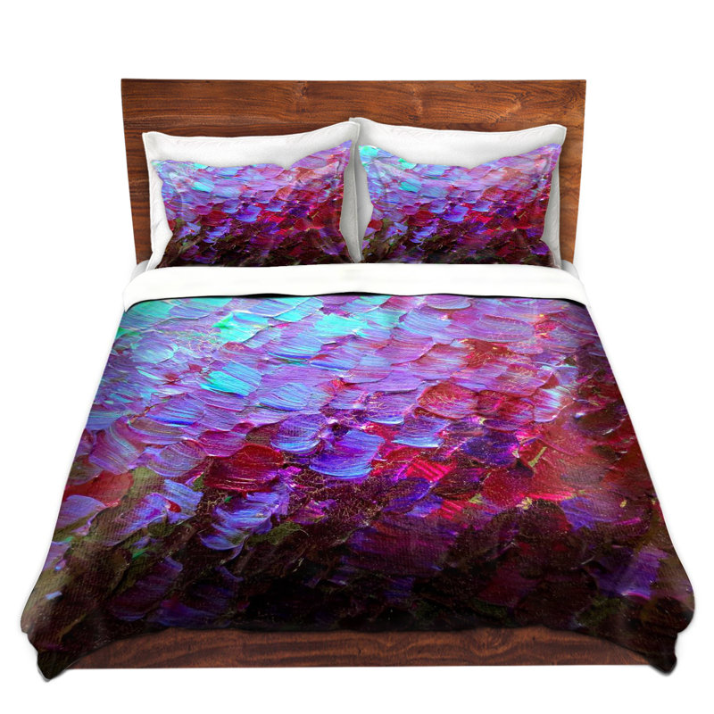 Polyester Abstract Duvet Cover, 1 Twin Duvet Cover + 1 Standard Sham