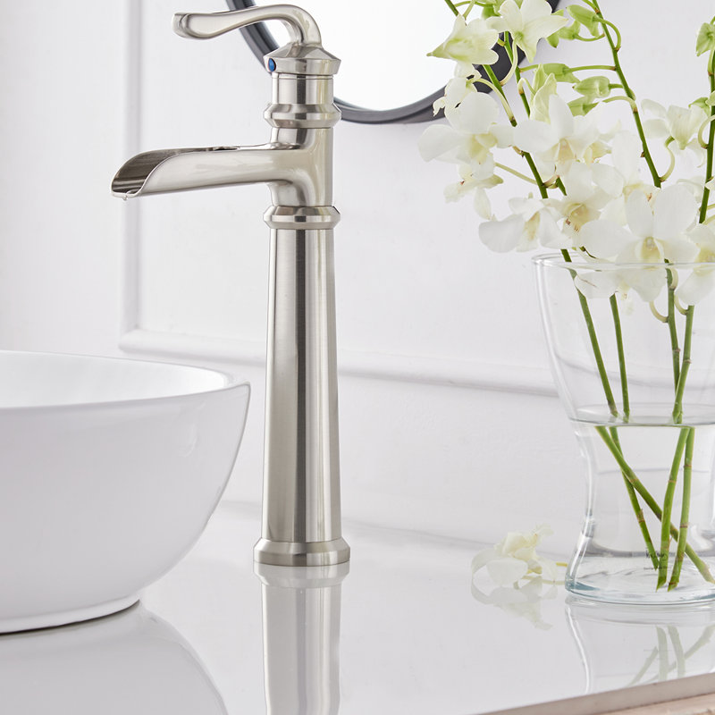 Single-handle Bathroom Faucet, Brushed Nickel