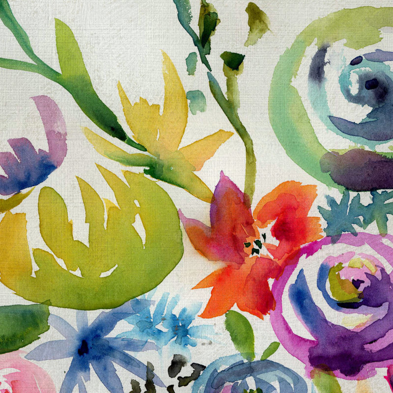 Summer Spectrum II by Chariklia Zarris - Wrapped Canvas Painting, 91cm H x 91cm W