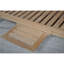 Chaise longue inclinable en teck Vasques