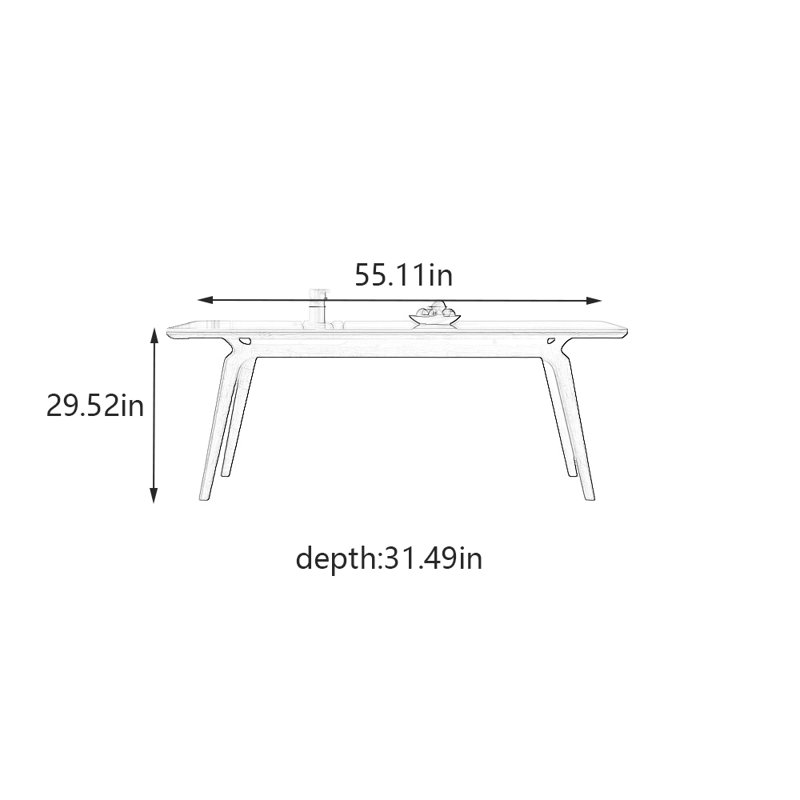 Shaday, 29.52" H x 55.11" L x 31.49" W