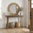 Chul 43.3" Traditional Console Table With Curved Edge Top-1670600185