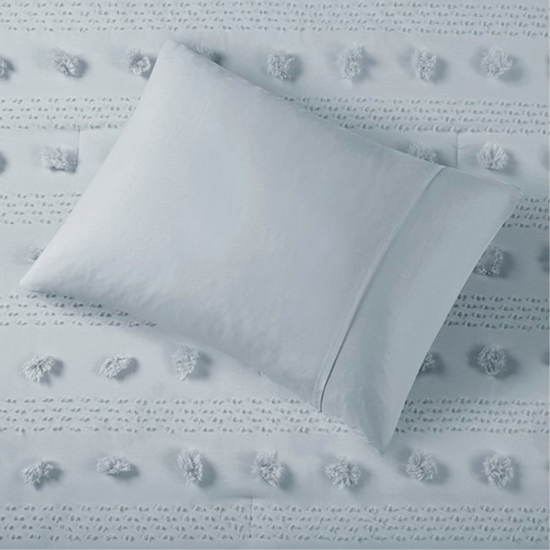 Ensemble d'édredon Clip Jacquard, Bleu, Édredon très grand + 2 pièces supplémentaires
