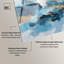 "Ocean Foil II", art mural bleu et doré par Art Remedy, prêt à être accroché, 45 x 30-1808215170-1808215180