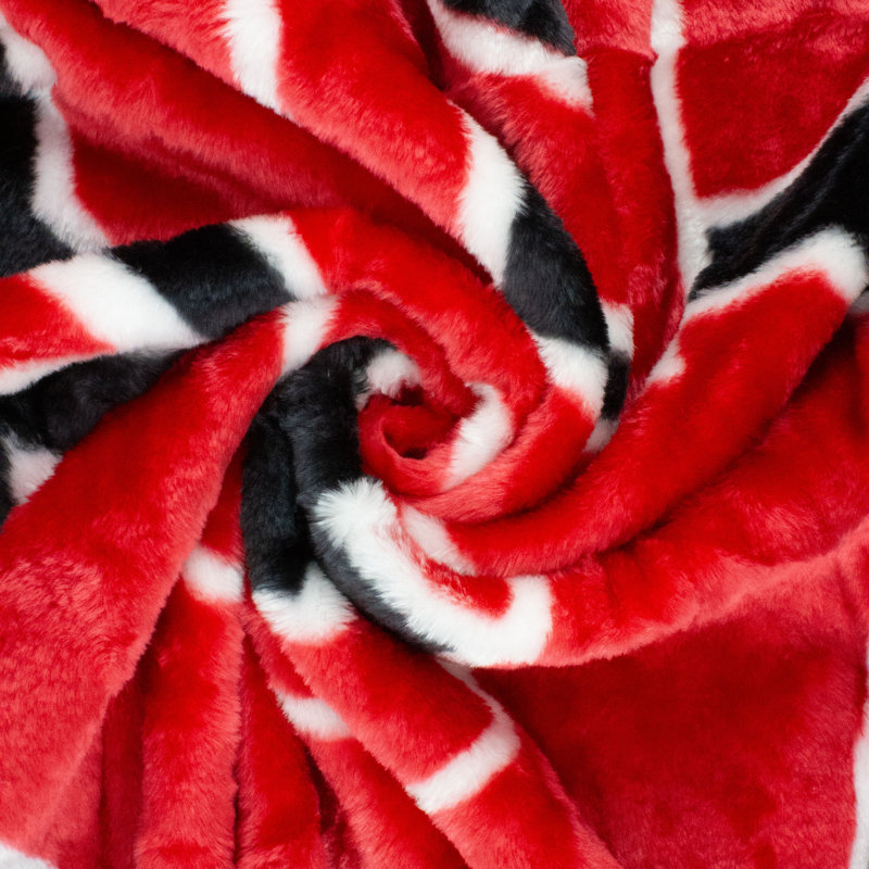 NCAA Knitted Throw Blanket, North Carolina State