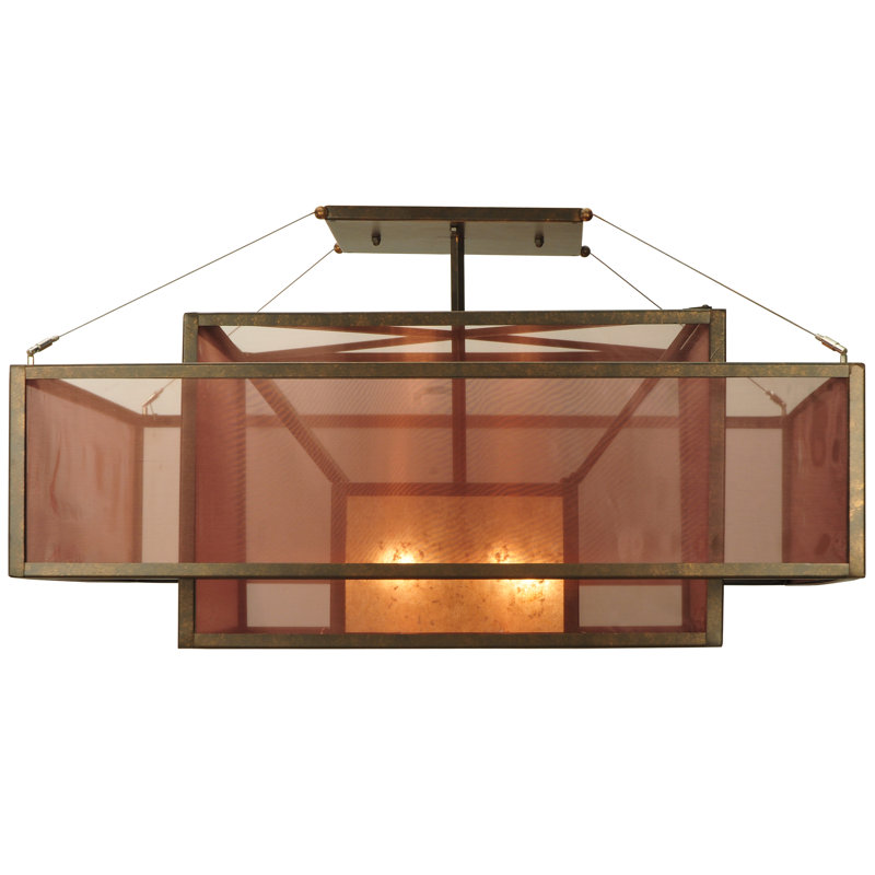 4 - Light Semi Flush Mount