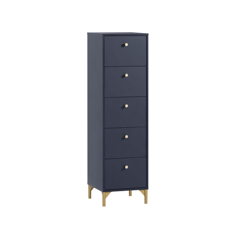 Marlan 40cm W 5 - Drawer Chest of Drawers