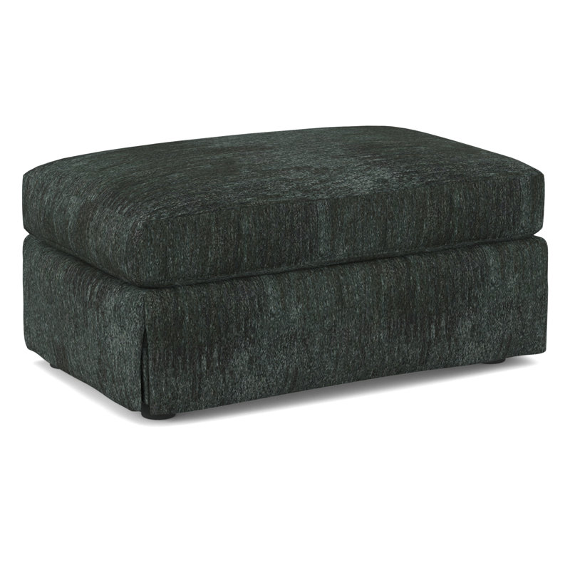 Upholstered Ottoman, Black, 61597-78