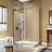 48" W x 31.6" D x 72" H Semi-Frameless Single Sliding Corner Shower Enclosure with Tempered Glass-115236389