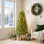 Arbre de Noël pin floqué et illuminé-1439376883