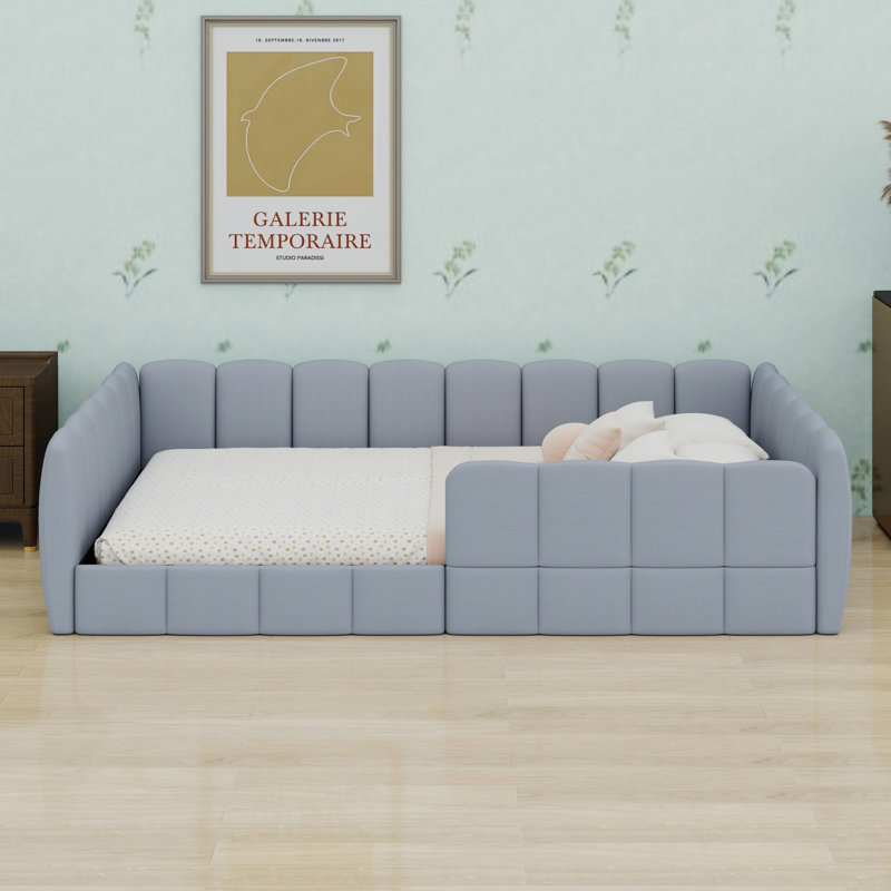 Lit tapissier Minimalist Luxury, Gris