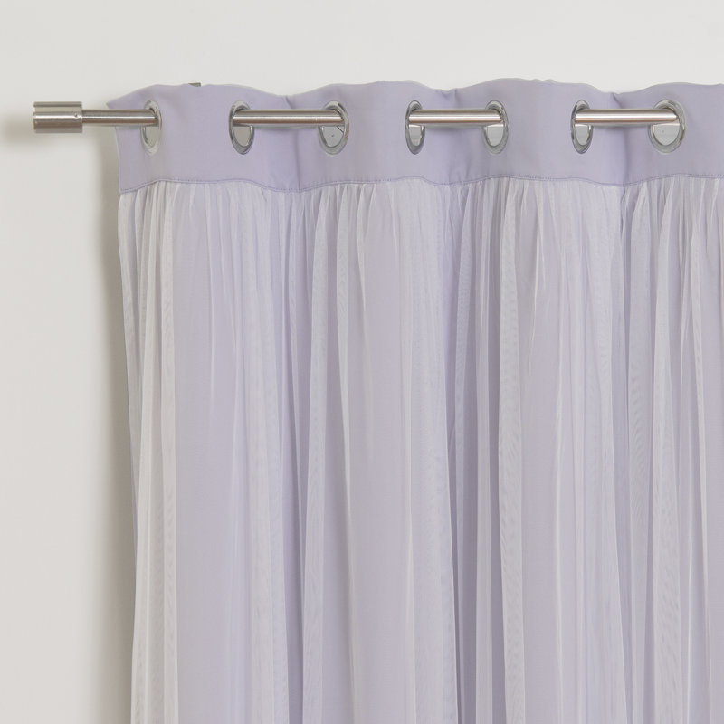 Croyden Blackout Single Curtain Panel, Lilac