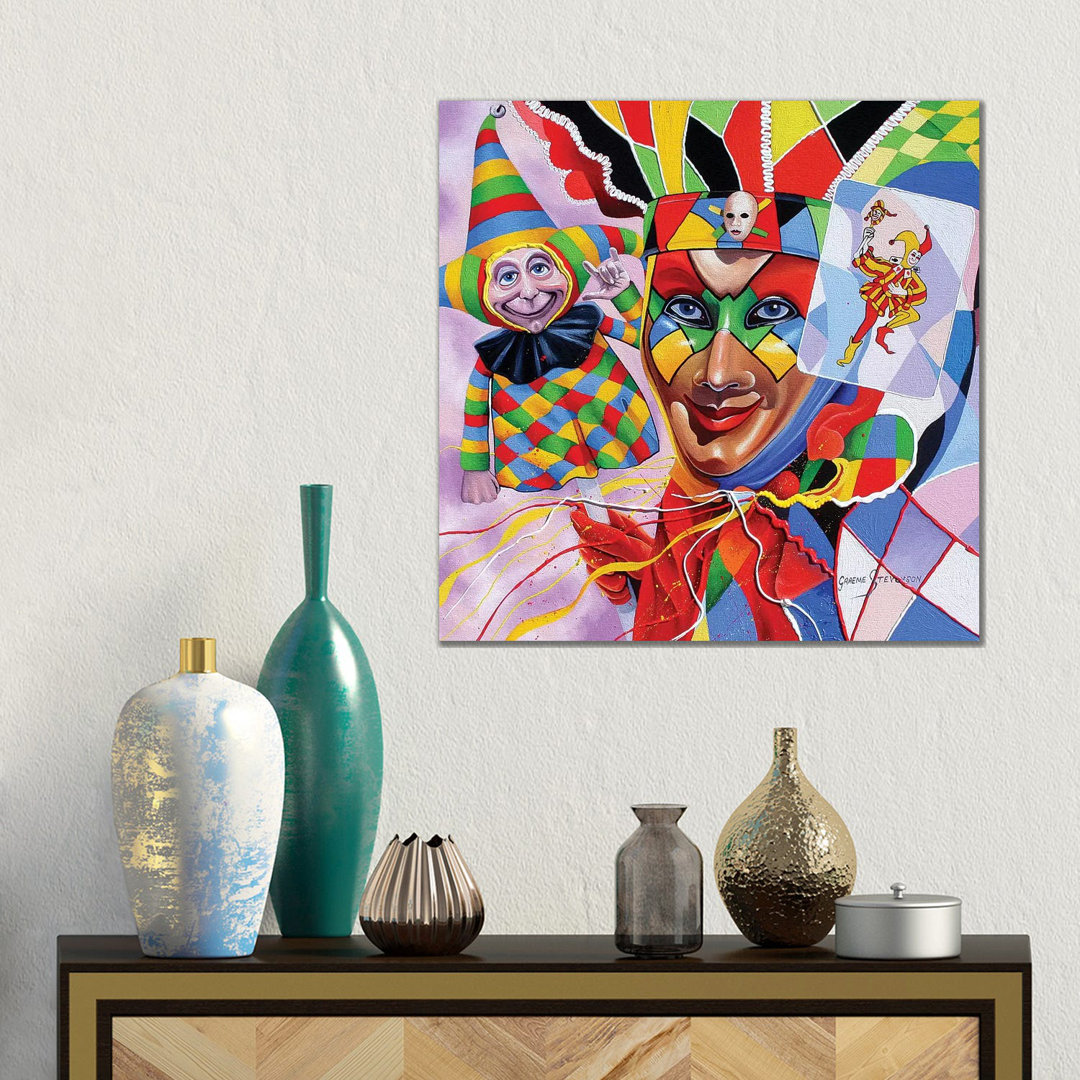 To Love A Joker von Graeme Stevenson - Giclée auf Leinwand ohne Rahmen