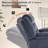 Jerneshia 38'' Wide Modern Overstuffed and Soft Manual Recliner-1338107051