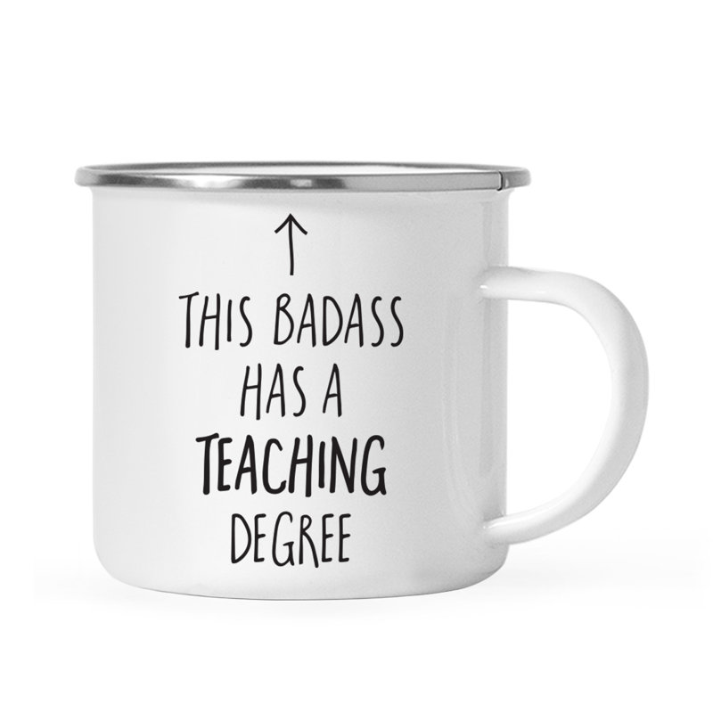 11 oz. Tasse à café en acier inoxydable avec graduation, paquet de 1