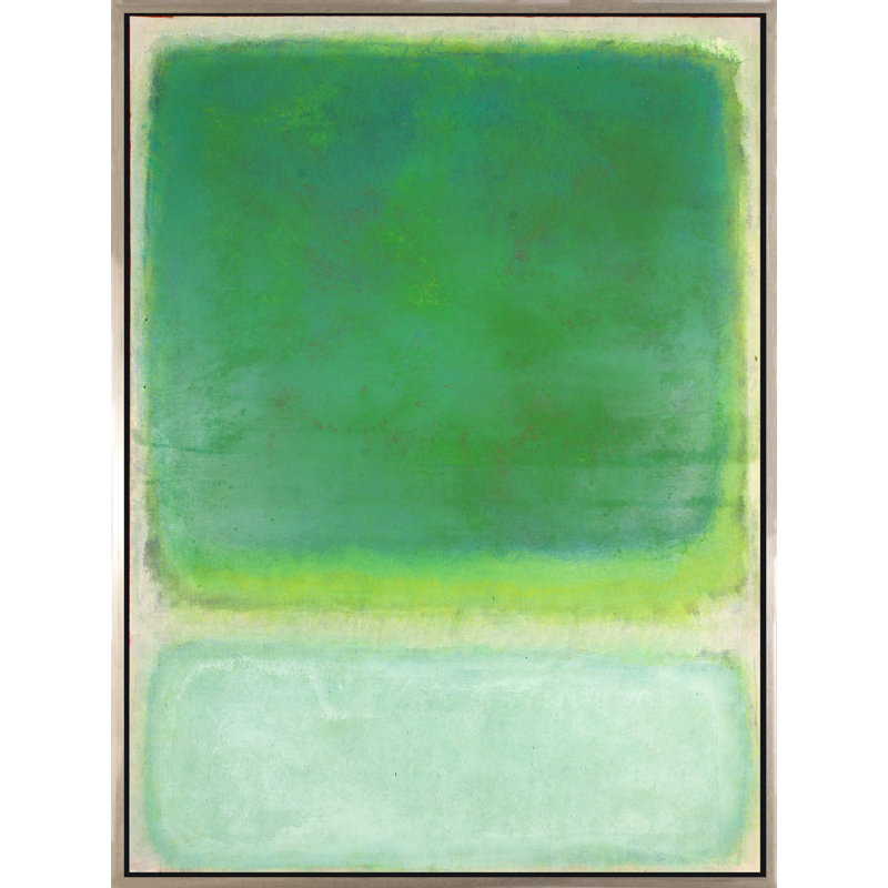 Green With Envy Painting, 72" H x 54" W
