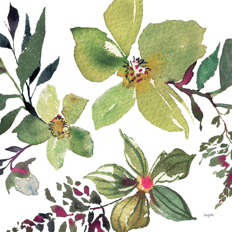 Hellebore Ya Doing II by Kristy Rice - Wrapped Canvas Painting, 76cm H x 76cm W
