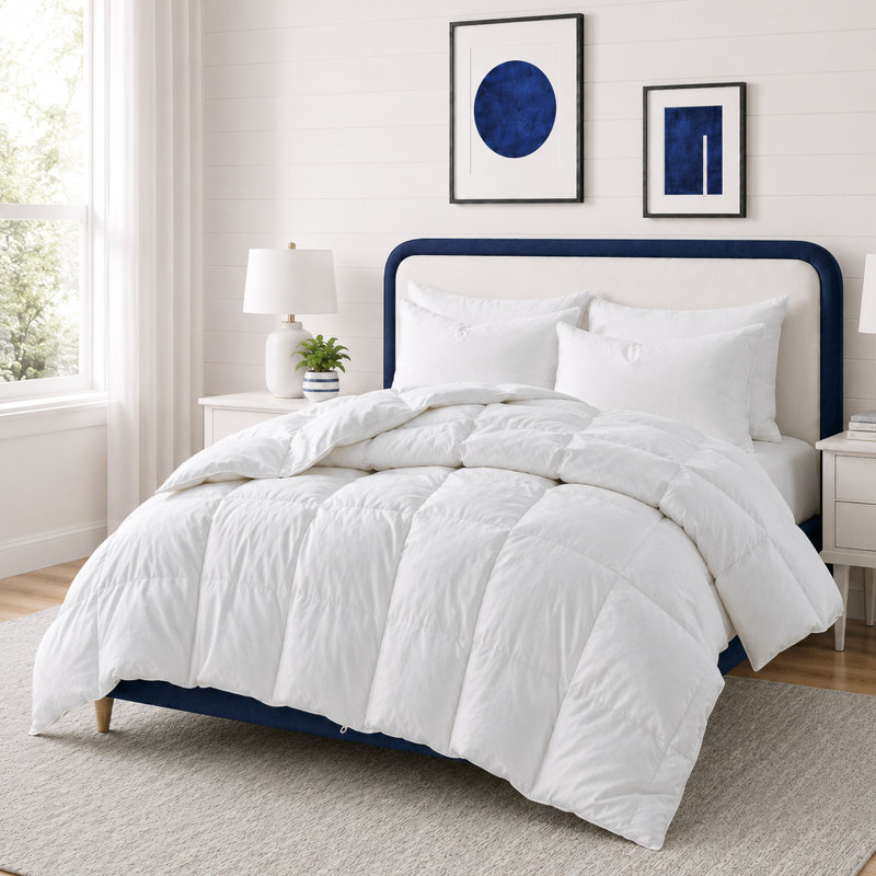 Insert de couette en duvet synthétique de qualité supérieure toutes saisons, Très grand lit