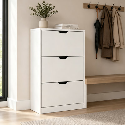 18 Pair Shoe Storage Cabinet