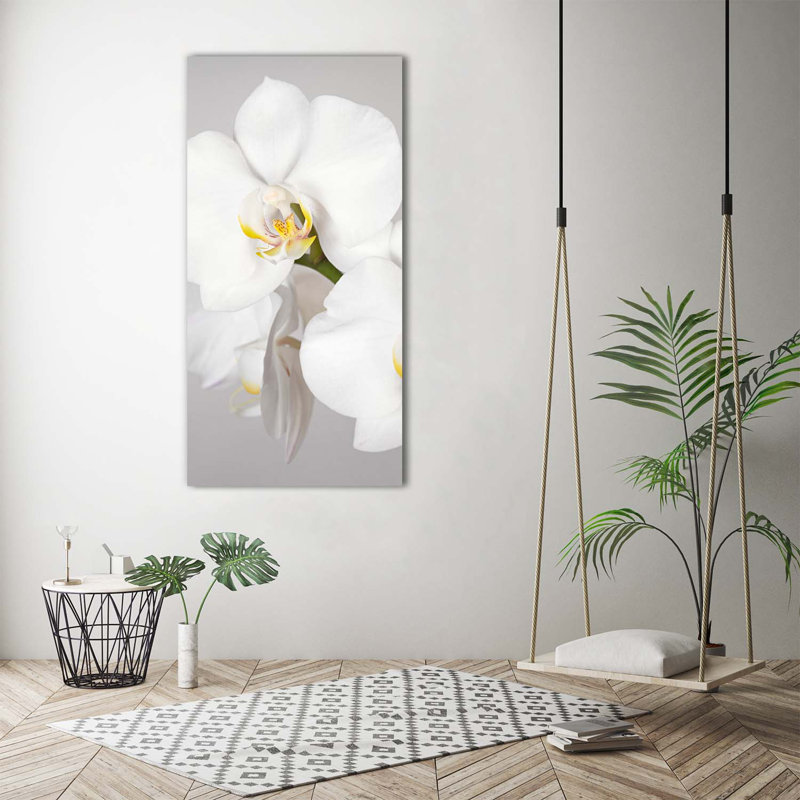 White Orchid - Wrapped Canvas Print