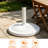22 Lbs. Patio Umbrella Base In White