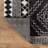 Geometric Shag Rug – Anthracite Dark Gray – Medium Pile, Soft Texture, Kid Friendly-354749480